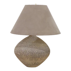 Modern Ceramic Sculpted Lamp