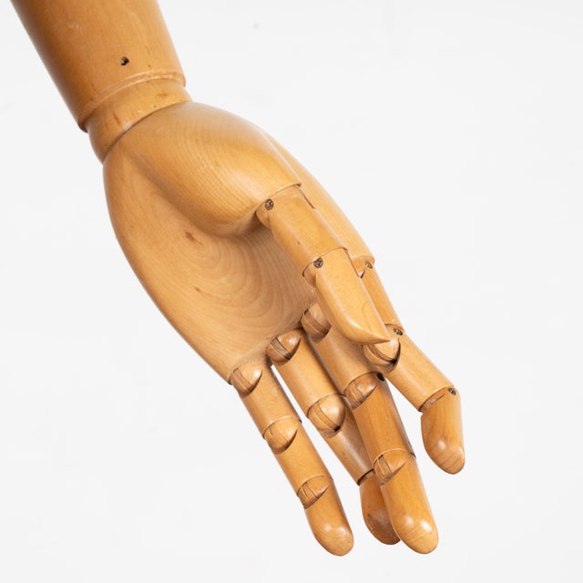 Mid Century Danish Artists Life Size Articulated Model Mannequin For Sale - Image 6 of 9