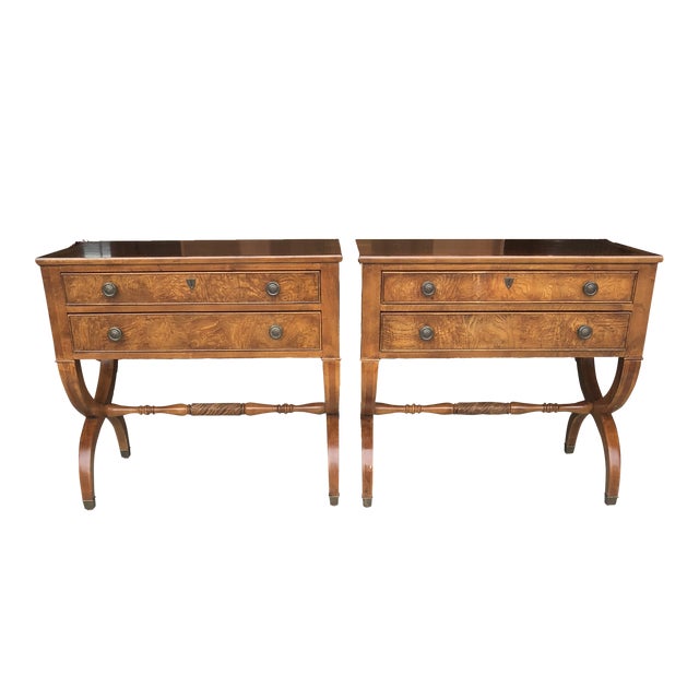 Ethan Allen Connolly Nightstands A Pair Chairish