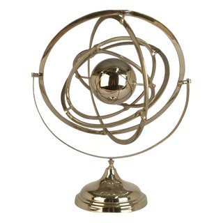 Education Model Sculpture in Chrome, 1980s For Sale