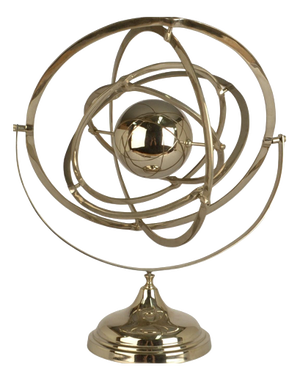 Education Model Sculpture in Chrome, 1980s
