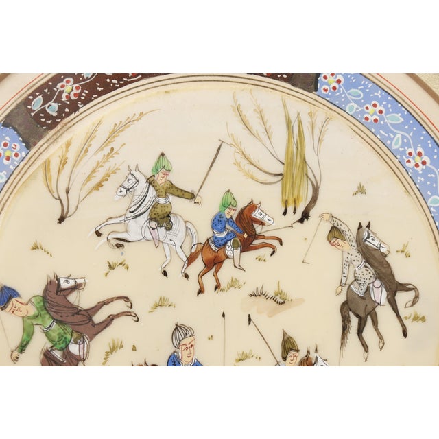 Miniature Persian Painting of Hunters on Horseback For Sale - Image 4 of 7