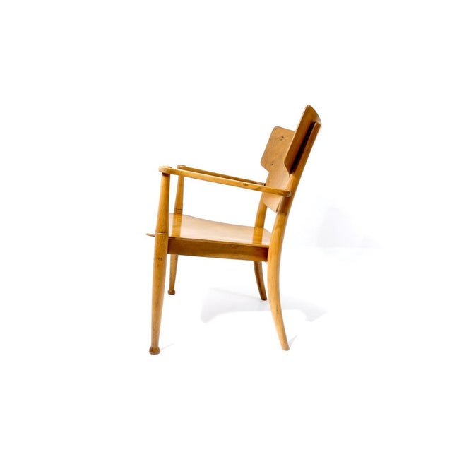 1940s Vintage Portex Armchair by Peter Hvidt and Orla Mølgaard-Nielsen for Fritz Hansen, 1945 For Sale - Image 5 of 18