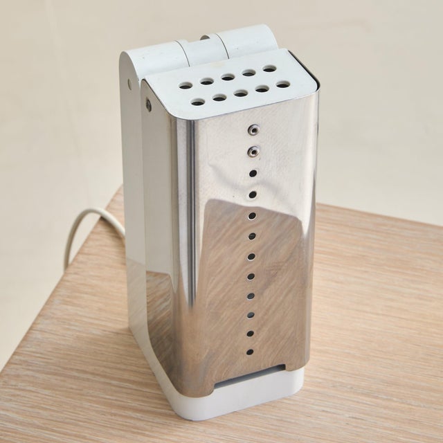 Metal White 'Vademecum' Table Lamp by Joe Colombo for Kartell, 1969 For Sale - Image 7 of 11