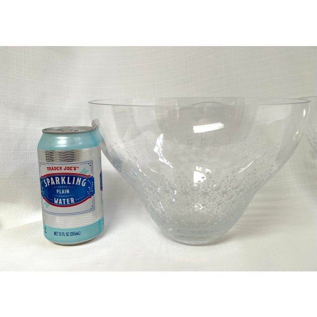 1970s Rosenthal Crystal Serving Bowls - Set of 2 For Sale In Monterey, CA - Image 6 of 6