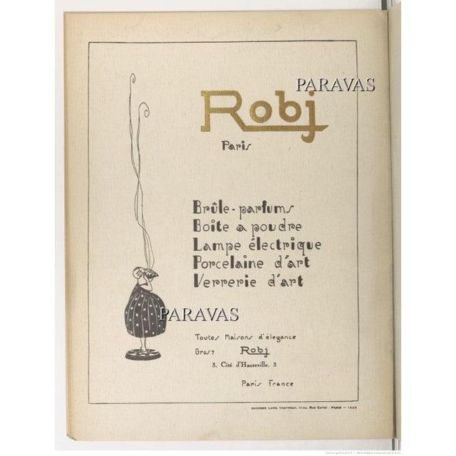 French Art Deco Night Lamp Incense Burner by Robj 1920s France For Sale - Image 10 of 10