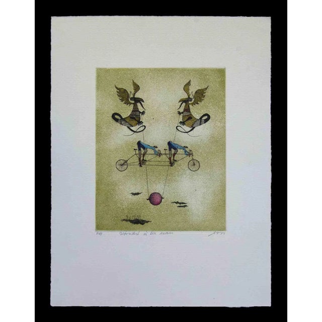 Ossi Czinner, Untitled, Lithograph, 1980 For Sale