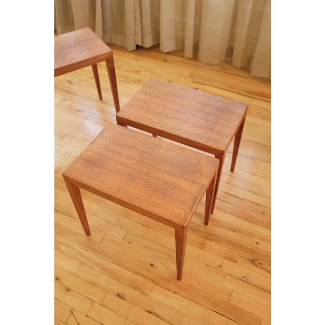 1960s Set of Three Nesting Table by Severin Hansen For Sale - Image 12 of 18