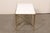 Mid 20th Century French White Marble & Brass Coffee Table For Sale - Image 4 of 12