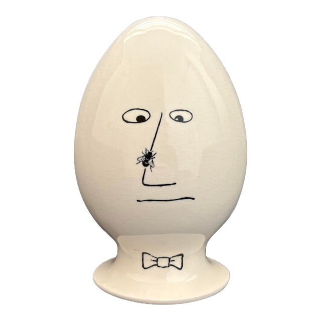 1959 Egghead Housefly Ceramic Sculpture by LaGardo Tackett For Sale