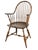 Antique Continuous-Arm Windsor Spindle-Back Wooden Armchair For Sale - Image 4 of 18