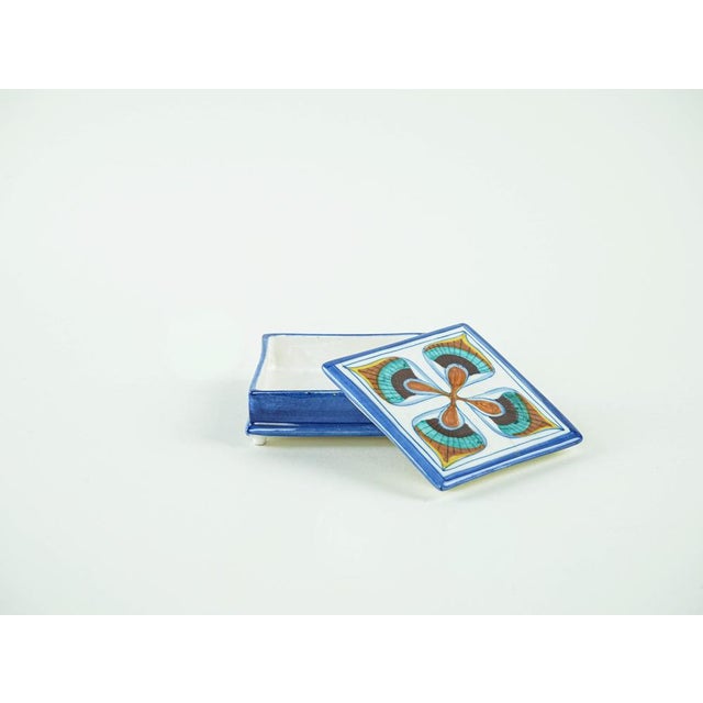 Vintage Italian Toscari Ceramic Box, 1970s For Sale - Image 6 of 8