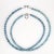 Blue Ajd 18 Inch Two Strand Medium Blue Aquamarine Necklace For Sale - Image 8 of 10