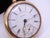 Savonette Pocket Watch in 14k Gold, Porcelain and Crystal from American Waltham Watch Co., USA, 1900s For Sale - Image 12 of 18