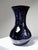 Black Large Vintage Purple Art Glass Vase with Silver Inclusions, 1960s For Sale - Image 8 of 16