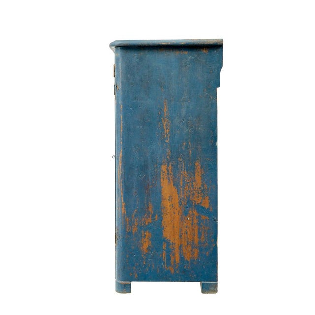 early 19th century rustic painted scandinavian cupboard circa 1830. we are pleased to offer this rural piece of swedish...