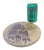 Ceramic 1970s Crich Pottery Studio Glazed Stoneware Trivet by Diana Worthy For Sale - Image 7 of 11