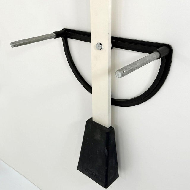 Wood Solemio Console Wall Table with Mirror by Giotto Stoppino for Acerbis, 1980s For Sale - Image 7 of 10