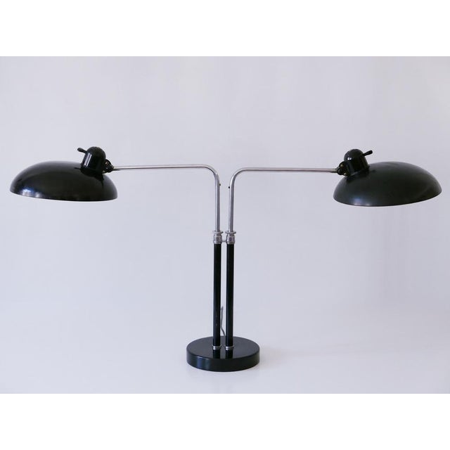 Bauhaus Model 6660 2-Armed Desk Light by Christian Dell for Kaiser Idell, 1930s For Sale - Image 12 of 18