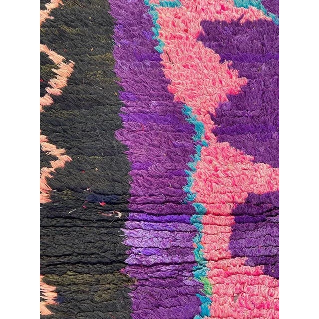 Moroccan Boucherouite Rug For Sale - Image 6 of 13
