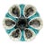 French Majolica Oyster Plate Orchies, Circa 1910 For Sale