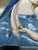 Blue Madonna and Child by Tosin Tarcisio, 1920s-1940s For Sale - Image 8 of 12