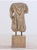 Late 20th Century Life Sized Marble Roman General Statue On Travertine Block Garden Ornament For Sale - Image 17 of 17