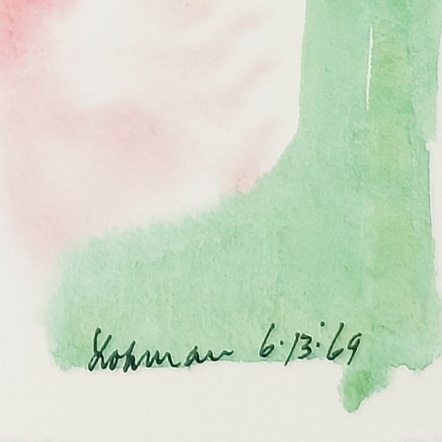 Paint In the Garden of Danish Pastel - Robert Lohman, C. 1969 For Sale - Image 7 of 8