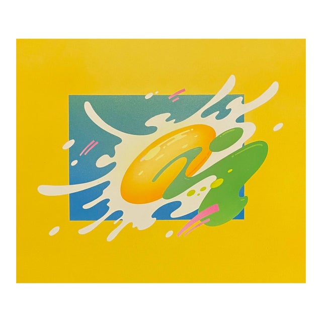 1982 Abstract Serigraph For Sale