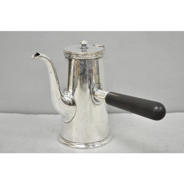 Metal Antique Gorham "The Windermere Hotel" London Silver Plated Coffee Tea Pot For Sale - Image 7 of 15