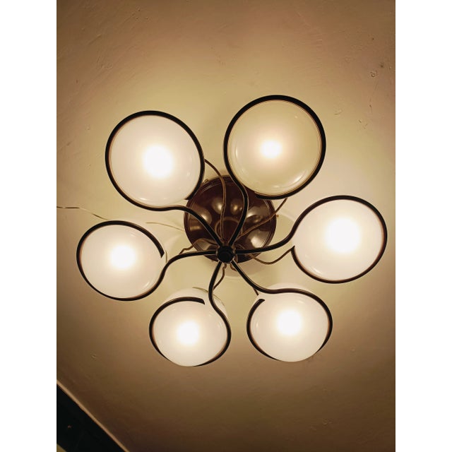 Gino Sarfatti Ceiling Light Mod. 2042/6 by Gino Sarfatti for Arteluce, Italy, 1960s For Sale - Image 4 of 7