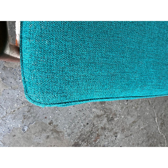 Blue 1950s Pair of ‘Paper Knife’ Model 121 Lounge Chairs by Kai Kristiansen for Magnus Olesen, Denmark, For Sale - Image 8 of 13