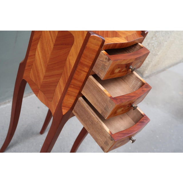 Brown French Occasionnal Table From the Middle of the XXth Century For Sale - Image 8 of 8