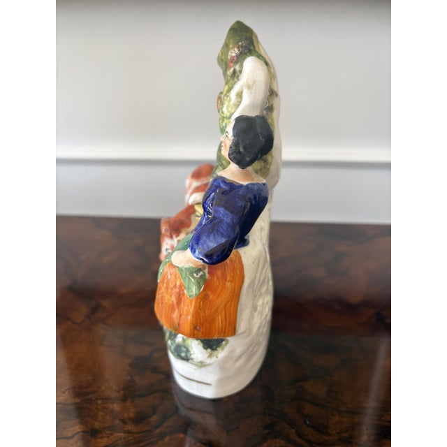 Antique Victorian Staffordshire Flatback Figure, 1860 For Sale - Image 4 of 11