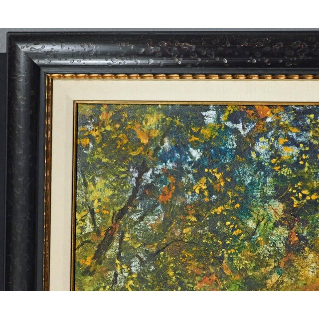 2000 - 2009 Dave Iles Autumn Out West on Canvas Hand Signed Original Painting on Canvas For Sale - Image 5 of 8