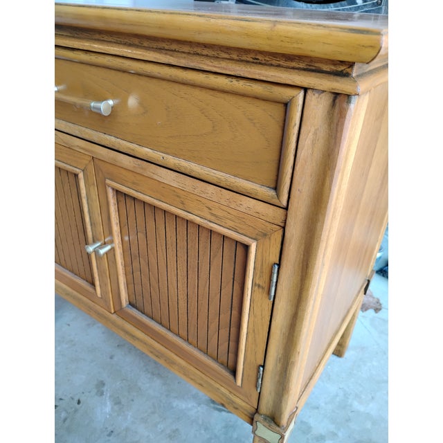 Wood Mid 20th Century Thomasville Mid Century Modern Nightstand Tamerlane Collection For Sale - Image 7 of 10