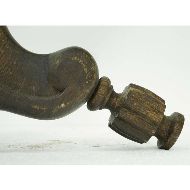 Pair of Mid 20th Century Pine Wood Griffins Furniture Carvings For Sale - Image 10 of 12