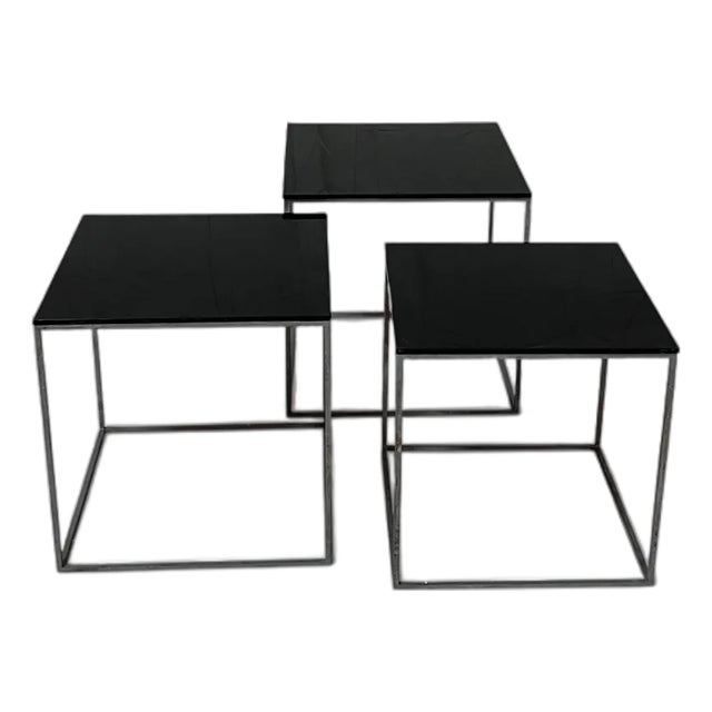1960s Pk71 Nesting Tables by Poul Kjærholm for E. Kold Christensen For Sale
