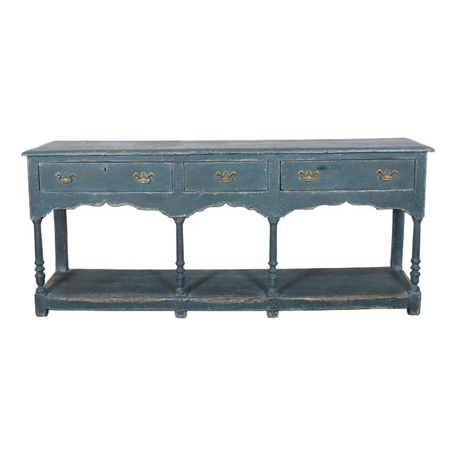 English Potboard Dresser Base For Sale