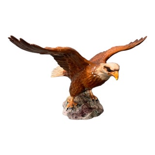 Vintage Beswick England 1018 Bald Eagle Figural Statue Sculpture For Sale