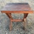 Reclaimed Teak Wood End Table From Antique Vessel For Sale - Image 4 of 13