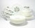 1970s Vintage 40-Piece Milk Glass Dinnerware Set Service 8 Holly Christmas Crisa Excellent condition. No chips, cracks,...