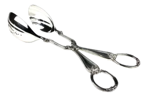 Gorham Heritage Silver Plate Tongs, Made in Italy
