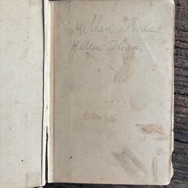 Antique 1892 German Marbled Book -Martin Luthers For Sale - Image 10 of 12