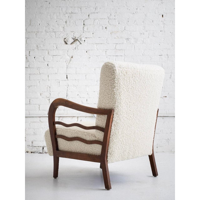 Mid-Century Modern Mid-Century Italian Armchair in the Style of Paolo Buffa For Sale - Image 3 of 13