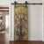 Hand-Painted Tree of Life Carved Wood Door Panel – Vintage Indian Folk Art Wall Decor 84x36 For Sale In Orlando - Image 6 of 7