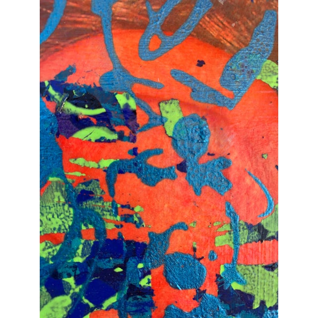 Contemporary Abstract Expressionist Mixed-Media Painting For Sale - Image 4 of 8