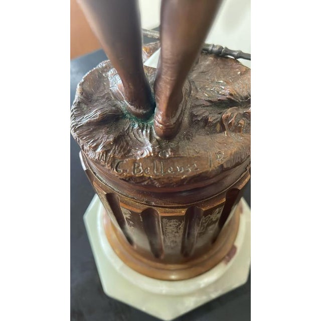 20th Century Model Sculpture in Bronze by Albert-Ernest Carrier-Belleuse, 1800s) For Sale - Image 5 of 7