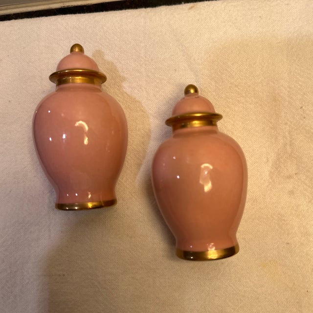 Mid-Century Modern 1970s Mid Century Modern Porcelain Salt and Pepper Shakers For Sale - Image 3 of 8