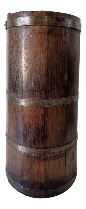 Old Conical Firkin Storage Bin